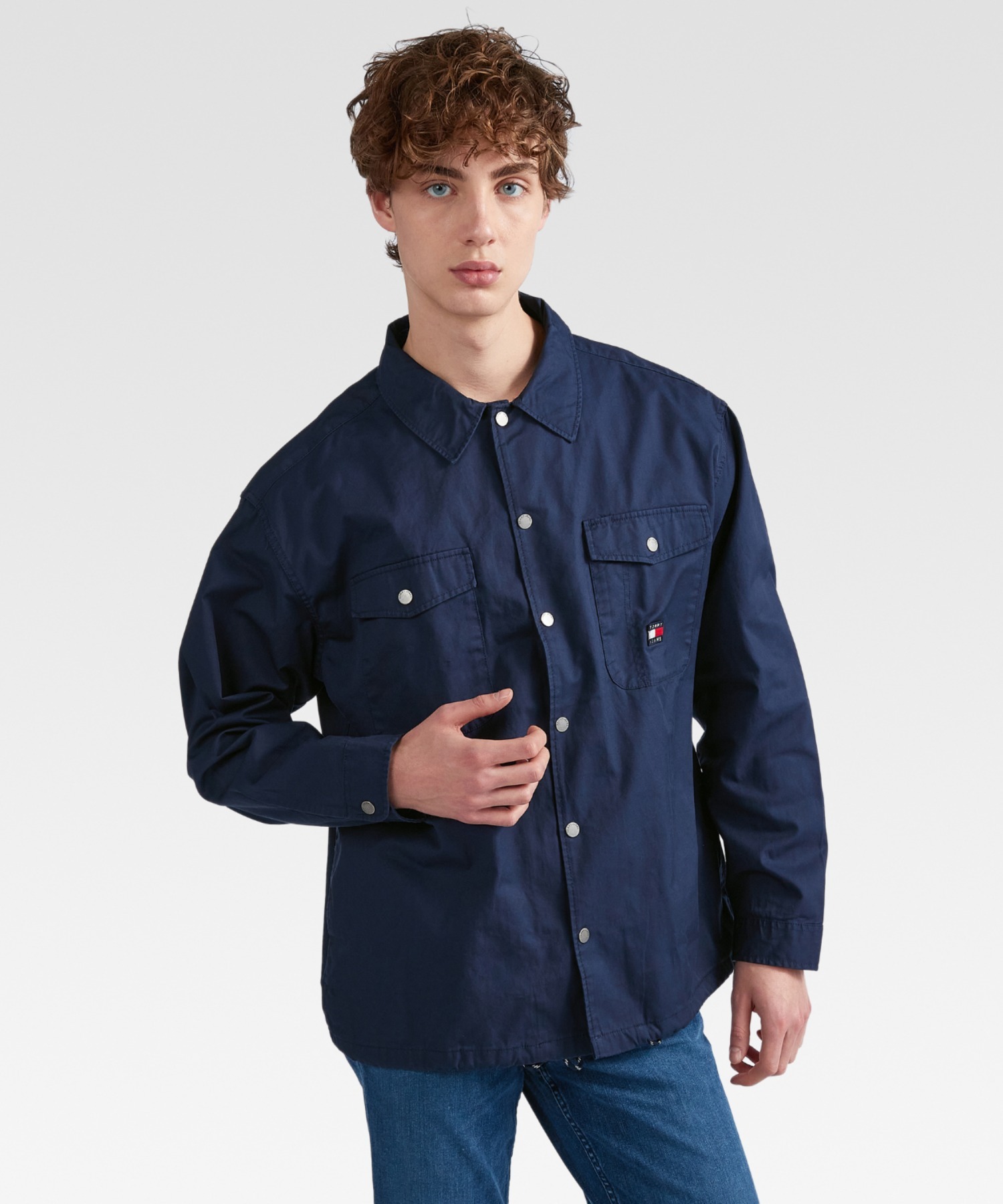 【アルマーニジーンズ】ジップ プルオーバーシャツ ARMANI JEANS/アルマーニジーンズ デザインカラー ストライプ 総