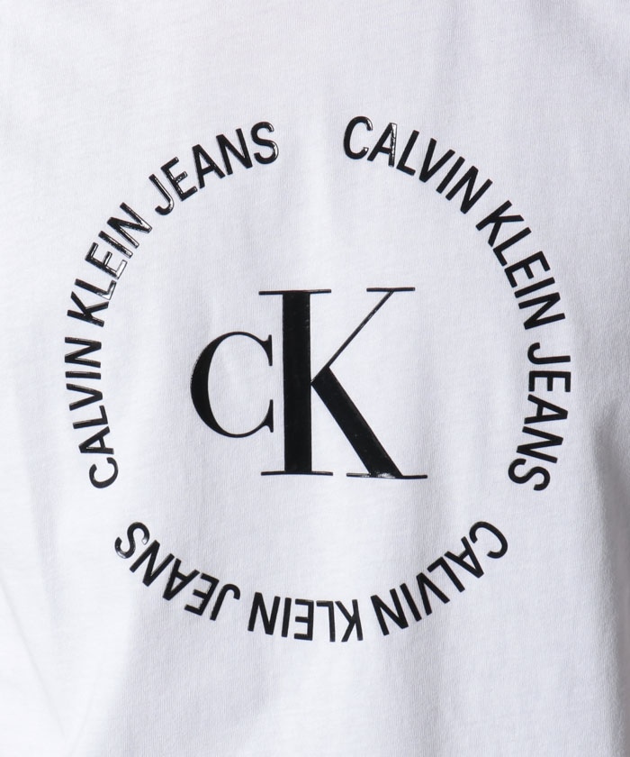 CALVIN KLEIN / カルバンクライン】サークルロゴ プリントT Tシャツ
