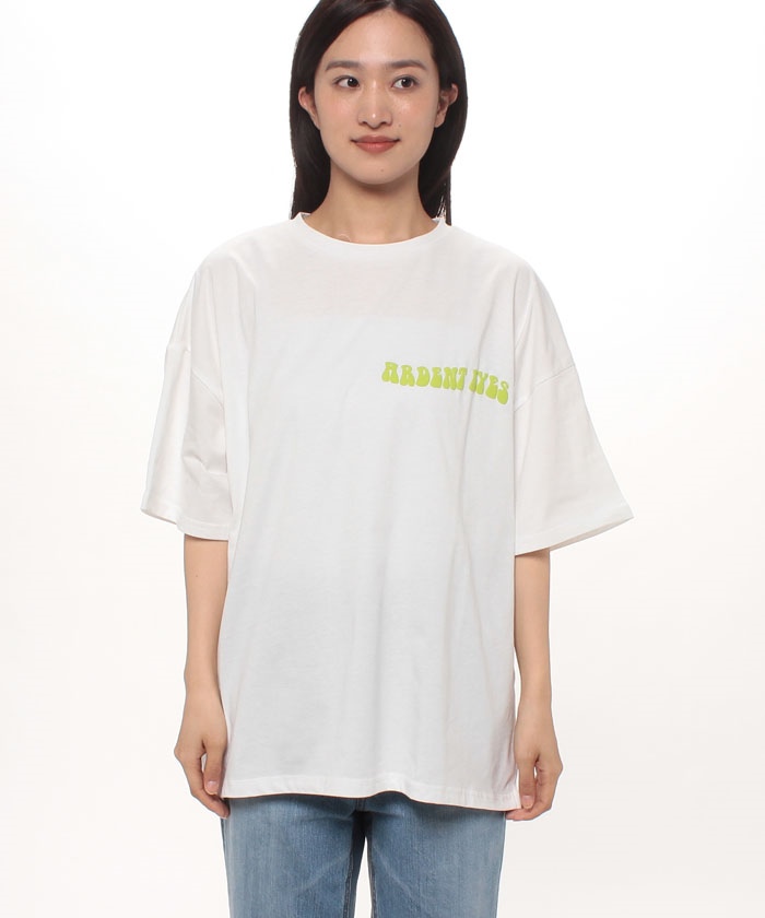 セール】花×レトロロゴ発砲Tシャツ(505278483) | ナイスクラップ