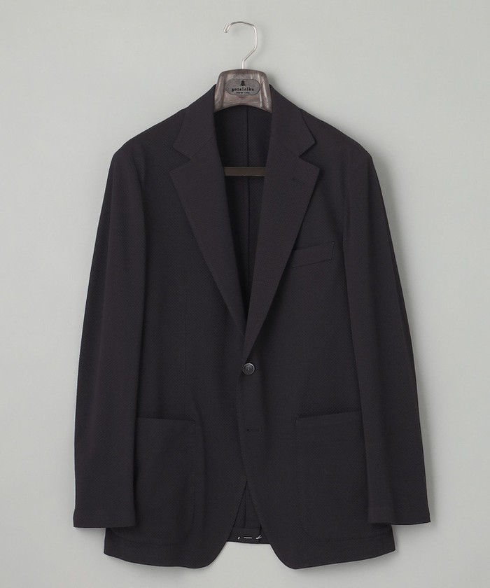 733 新品 五大陸 【ストレッチ】ブロックサッカージャージージャケットBM セール 30%OFF】【ストレッチ】ブロックサッカージャージー