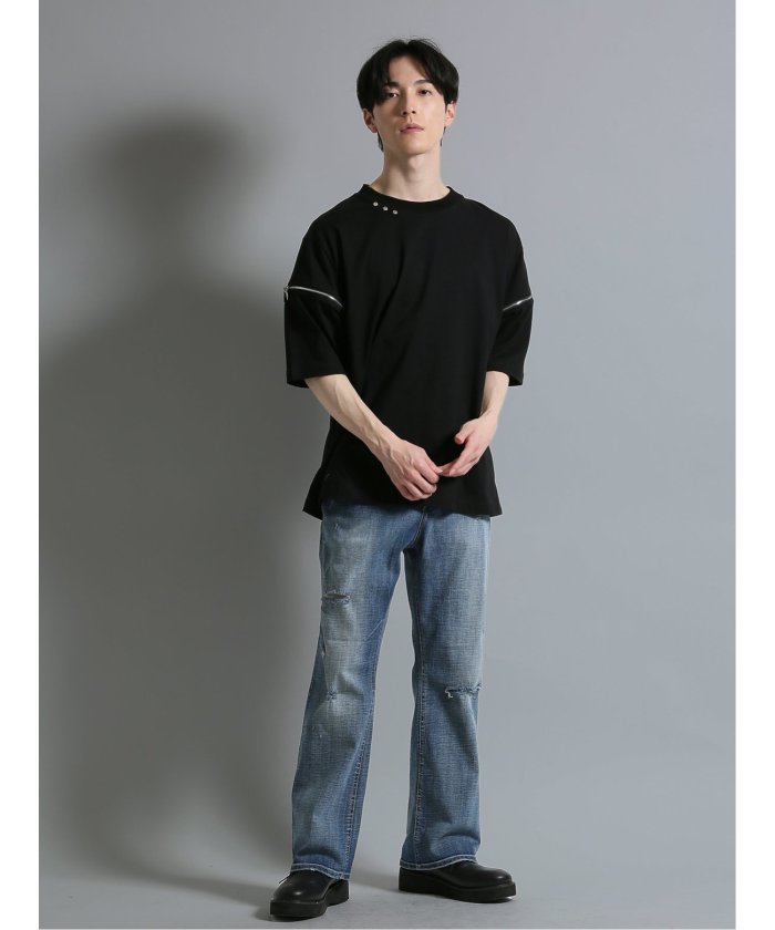  Jeans ロゴ クルーネック 半袖 Tシャツ 送関込 クルーネック半袖Tシャツ※色によって価格が異なります。カートに