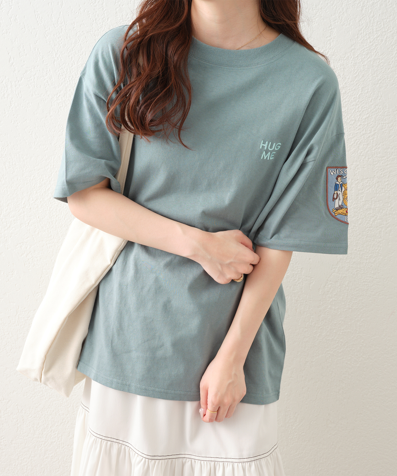 クーポン】【セール 40%OFF】ワッペン付きTシャツ(505266855