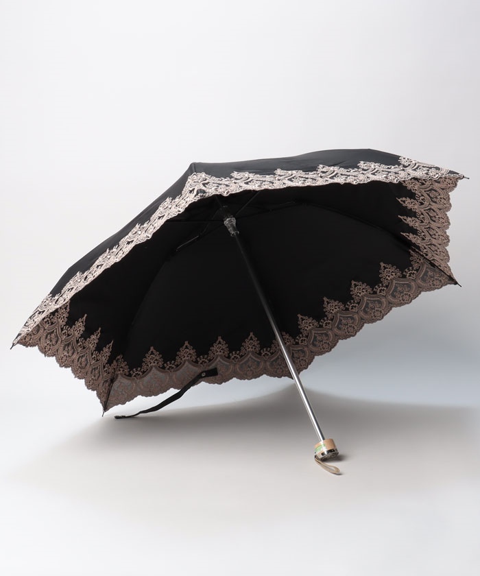セール 20%OFF】晴雨兼用折りたたみ日傘 オーガンジーカット