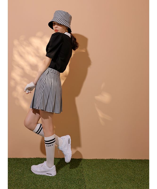 エイミーイストワール eimy istoire クレリックパフスリーブポロ