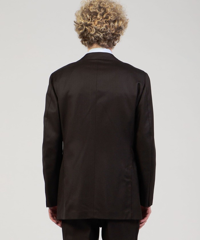 セール 60%OFF】ウールシルク シングルブレステッド3Bスーツ
