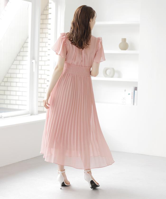 セール】シフォンジョーゼットプチハイワンピース(505290400 セール】シフォンジョーゼットプチハイワンピース(505290400