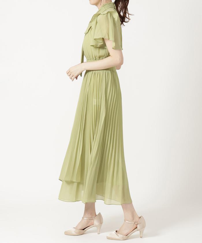 セール】シフォンジョーゼットプチハイワンピース(505290400 セール】シフォンジョーゼットプチハイワンピース(505290400