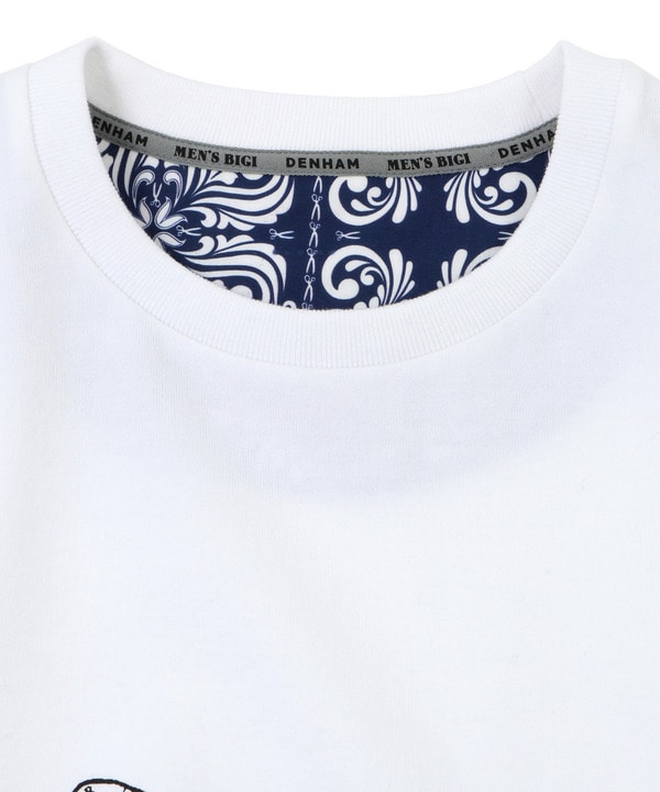 DENHAM デンハム アトリエリザーブ Tシャツ ワッペン プリント L