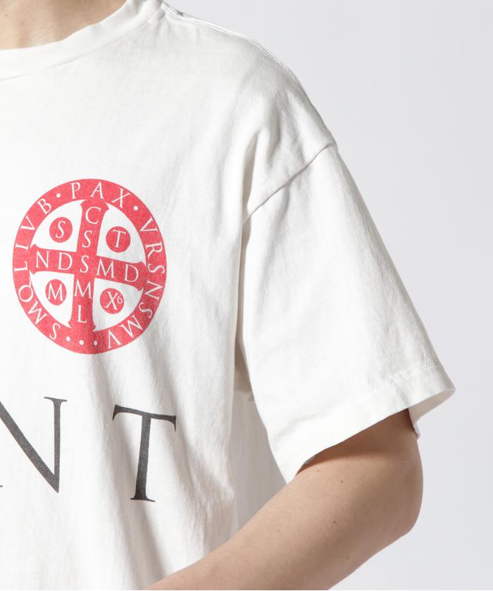 SAINT MICHAEL/セント マイケル/SS TEE/RD CIRCLE/WHITE(505290186 ...