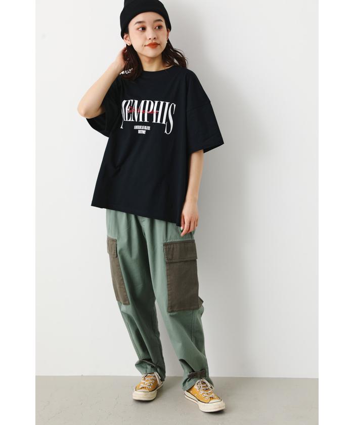 セール 50%OFF】アソートスクリプトカレッジTシャツ(505293097