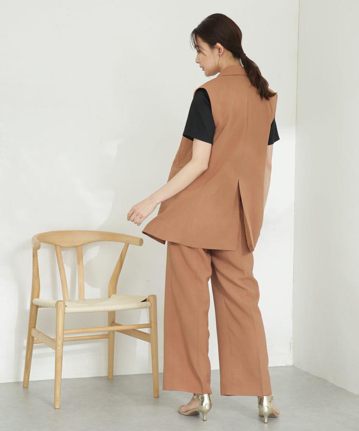 セール 20%OFF】LB.03/メランジドライ テーラードジレ