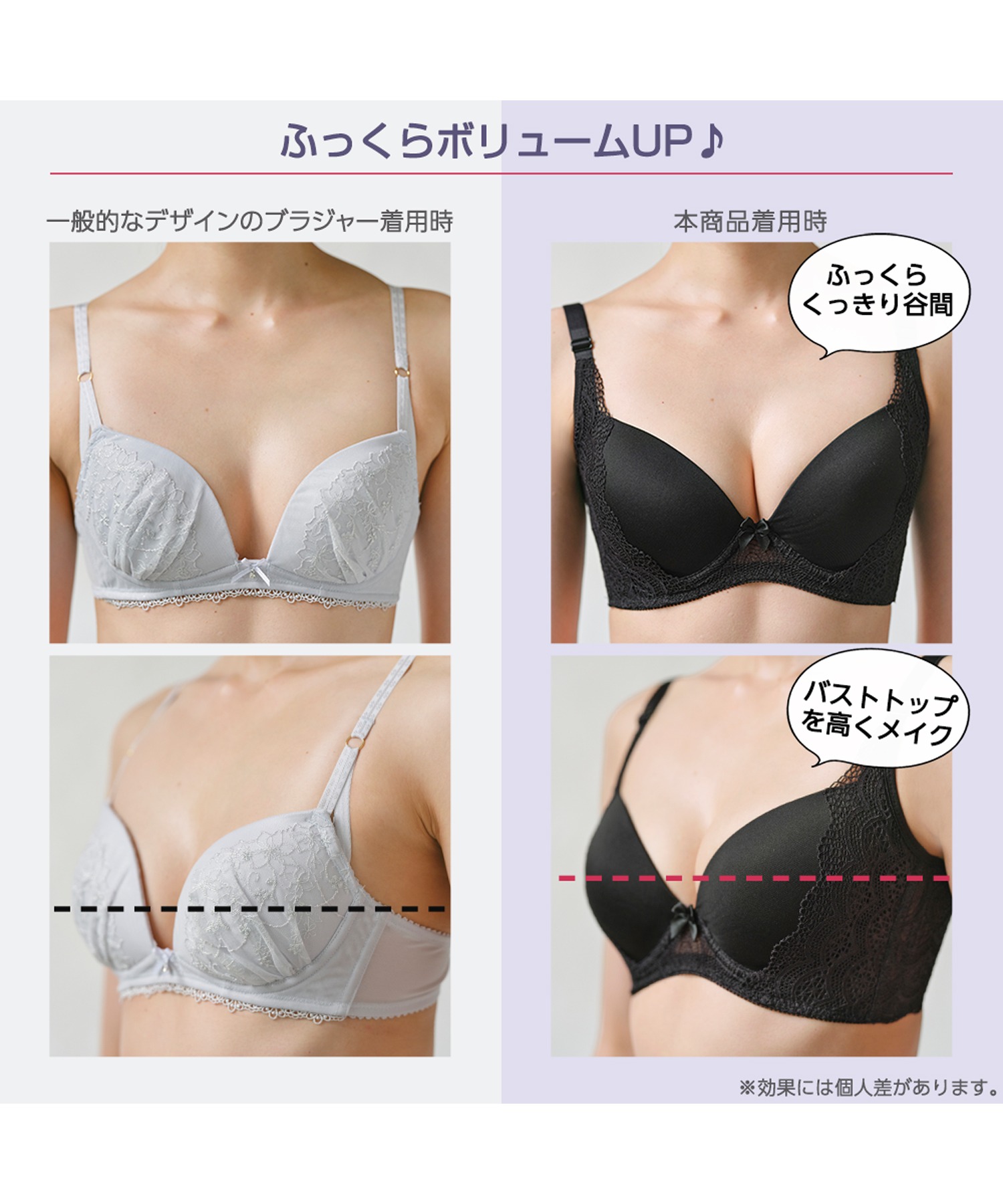 セール44%OFF】ユナウ YU'NOW しっかり脇高！美乳ブラセット B