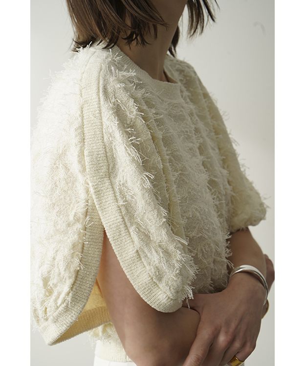 CLANE FRINGE LACE TOPS クラネ フリンジレーストップス（セール