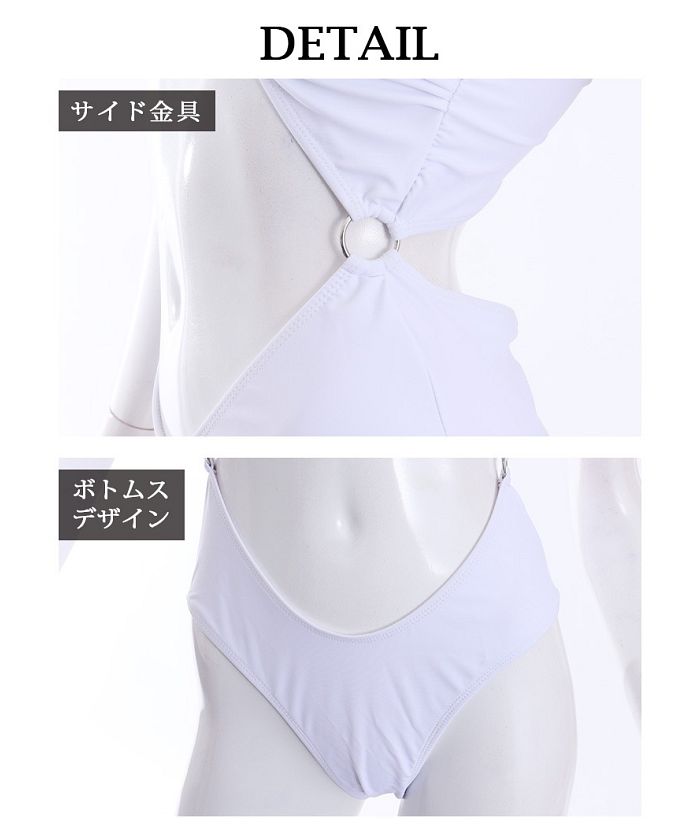 sheller 水着　モノキニ shellerシェリエ ビキニ 水着 ブラック S モノキニ - 水着