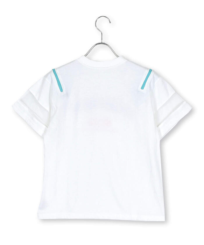 セール】肩あきファスナーTシャツ(130~160cm)(505294873
