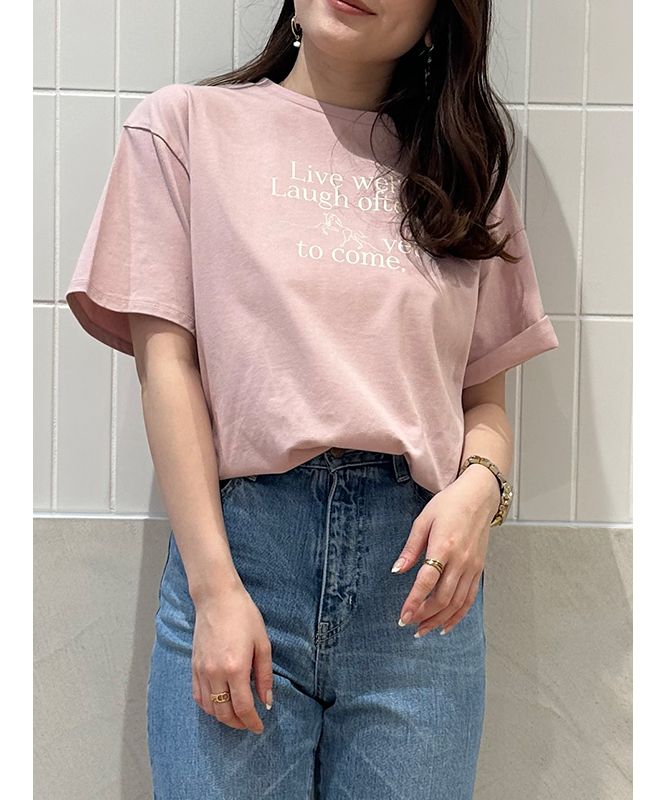ウエスト切替シャツカラーフレアTOPS(F IVORY): TOPS