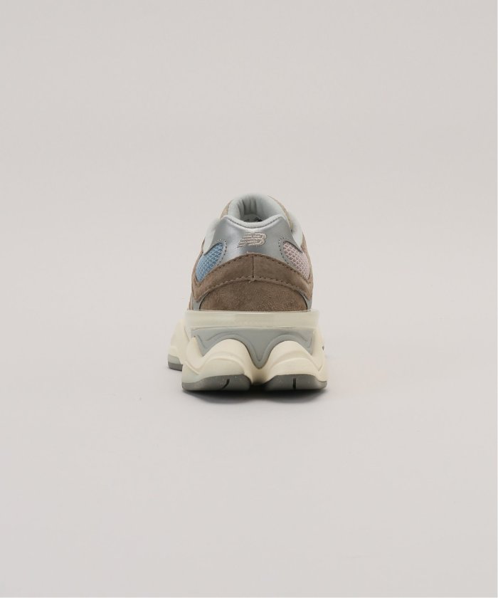 ナチュラル NEW BALANCE 9060 テクスチャードレザー＆メッシュ スニーカー