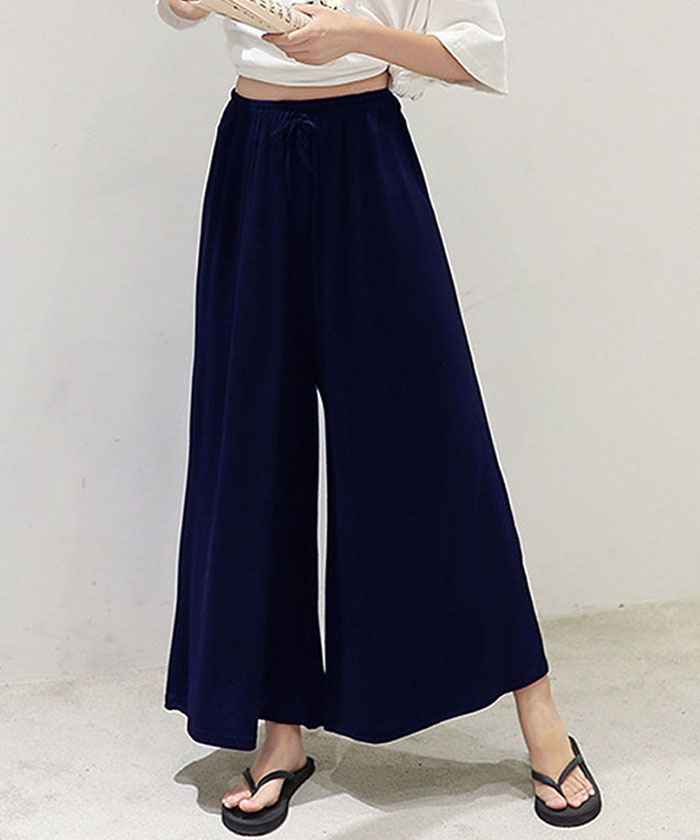 クーポン】【セール39%OFF】ワイドパンツ レディース ガウチョ