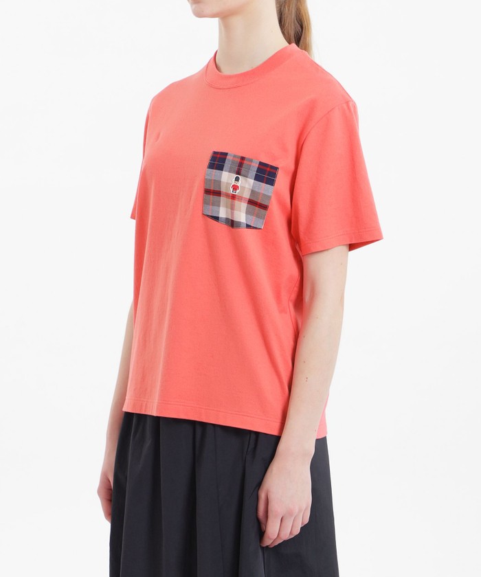新品タグ付きマッキントッシュフィロソフィーバッキンガムベアへビーウェイトTシャツ セール】バッキンガムベア ハウスチェックポケTシャツ(505258893
