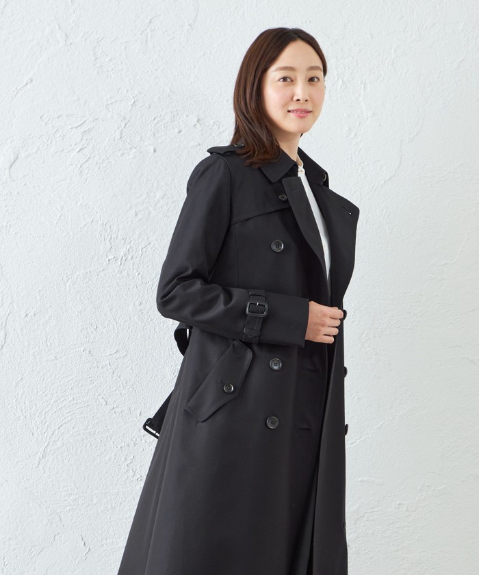 注目の新作♪【PRADA】ダブルコットン ストレートコート セール】 【撥水加工・花粉付着防止】80/2PIMAコットンツイル
