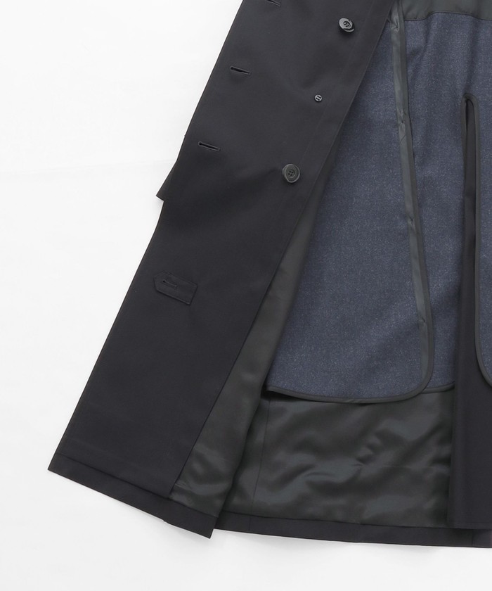 サンヨーSANYO　ロングコート　ブラック　黒　襟ミンク　ウール100% SANYOCOAT】PRODUCTS：OTHERS: MEN｜SANYOCOAT(サンヨーコート
