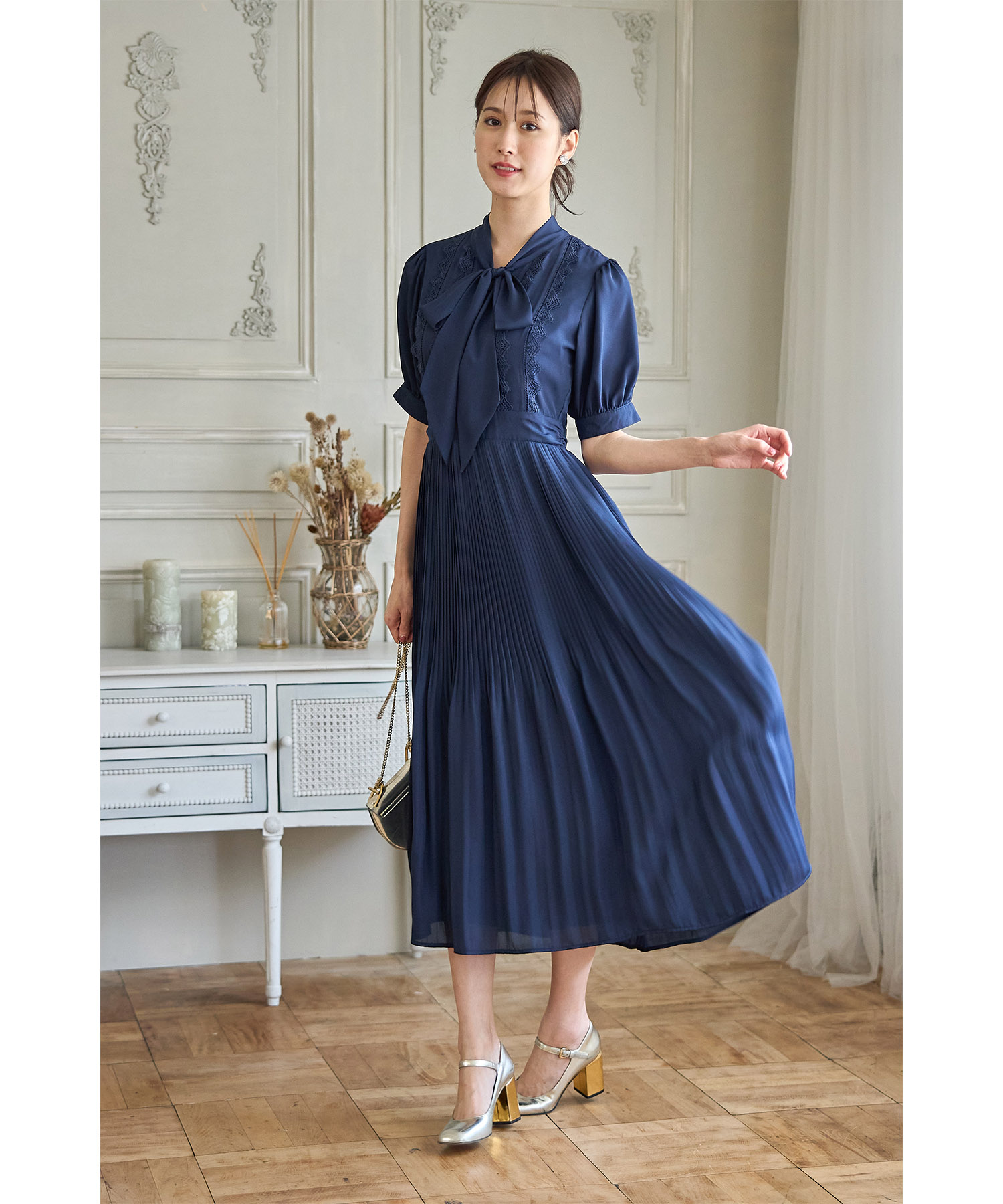 セール】トッコクローゼット tocco closet ボウタイリボン付き
