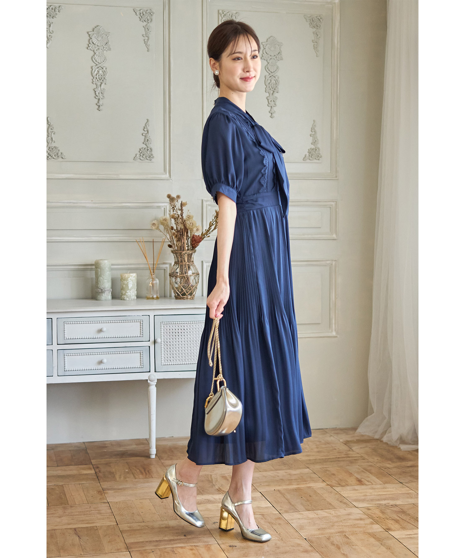 【最終お値下げ】トゥービーシック　フリルグログランリボンチェニックセット セール 50%OFF】トッコクローゼット tocco closet ウエスト