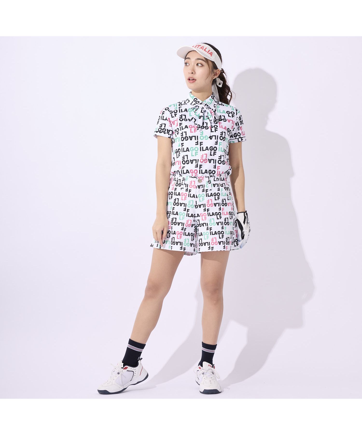 24時間限定タイムセール フィラ ゴルフ 【ゴルフ】ミニポケット付きショート GOLF FILA レディースウェア