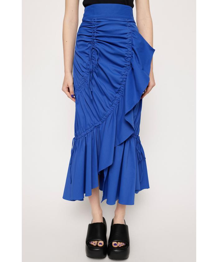 nagonstans スカート　アシンメトリー　drawstring skirt ENFOLD - nagonstans asymmetry drawstring skirtの通販 by