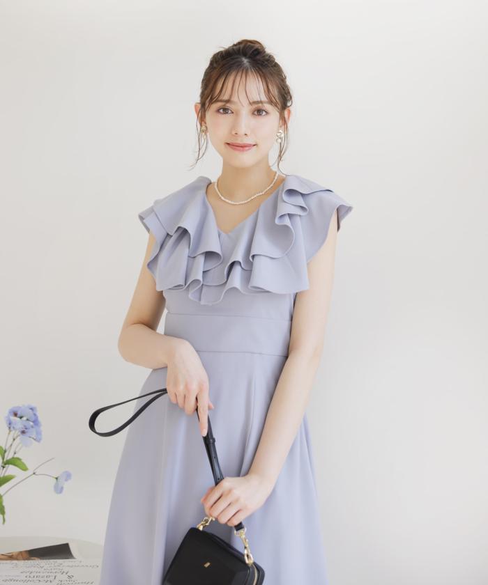 セール 50%OFF】ラッフル襟ワンピース(505297049) | ウィル