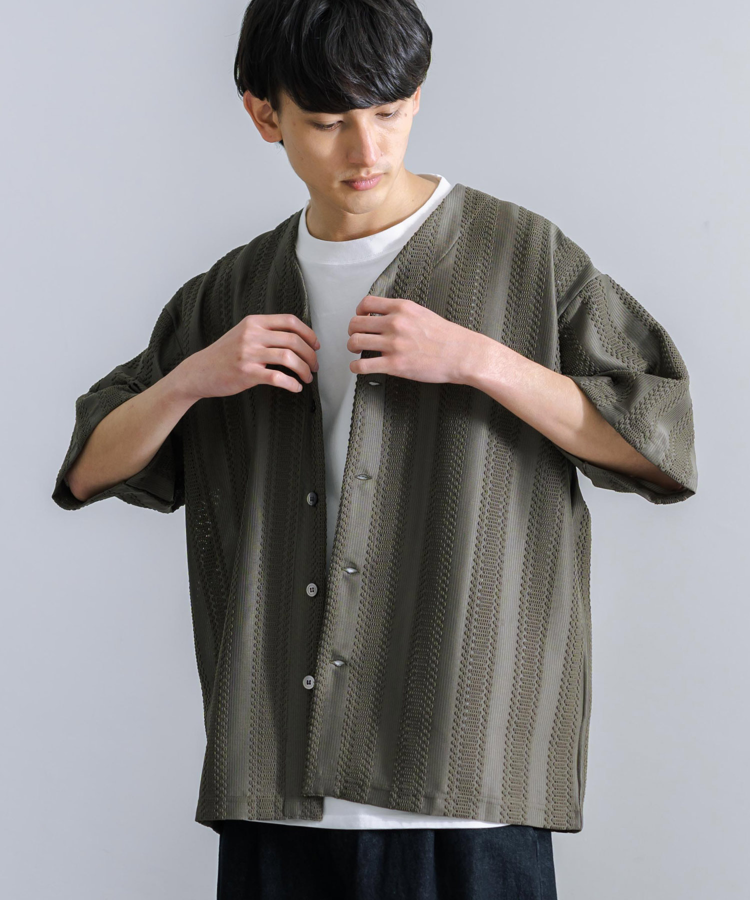 【size6】秋冬 ラッセルノ Russeluno 中綿ニット ブルゾン紺