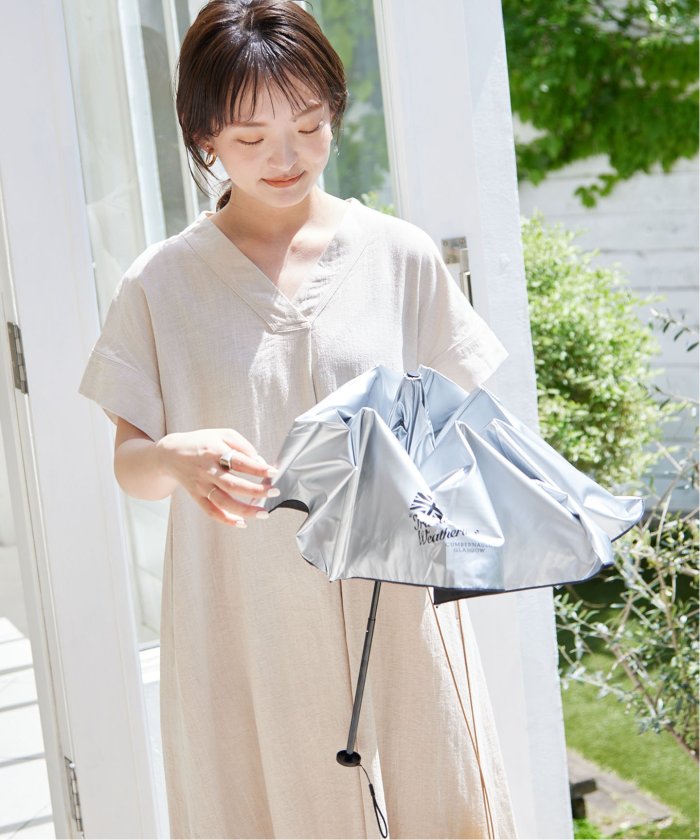 TRADITIONAL WEATHERWEAR】 LT WEIGHT UMB N(シルバー:雨天兼用