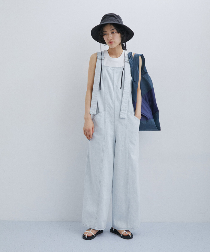素敵な セール アダム | 30%OFF】デニムペンシルサロペット(505299168) サロペット・オーバーオール・オールインワン