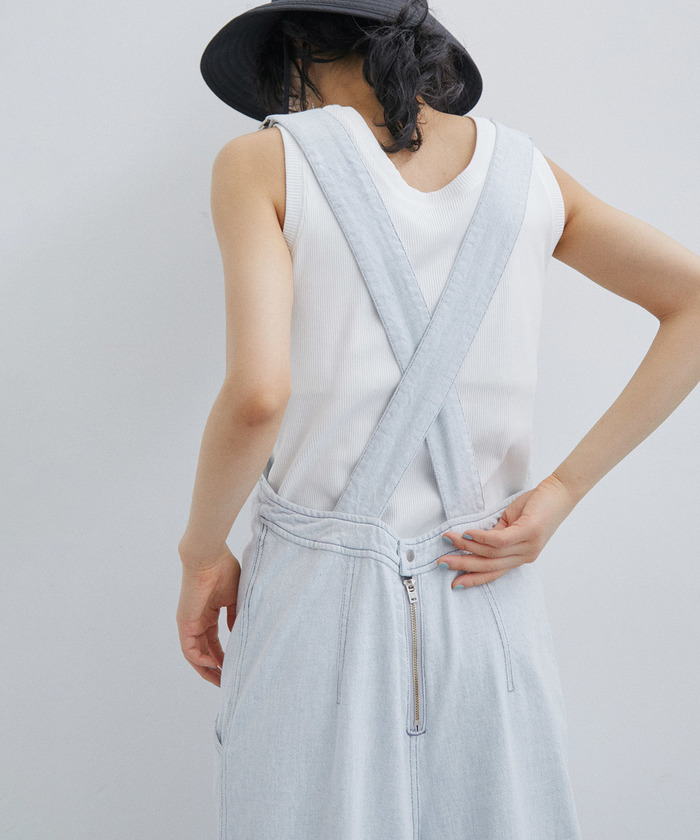 セール 30%OFF】デニムペンシルサロペット(505299168) | アダム