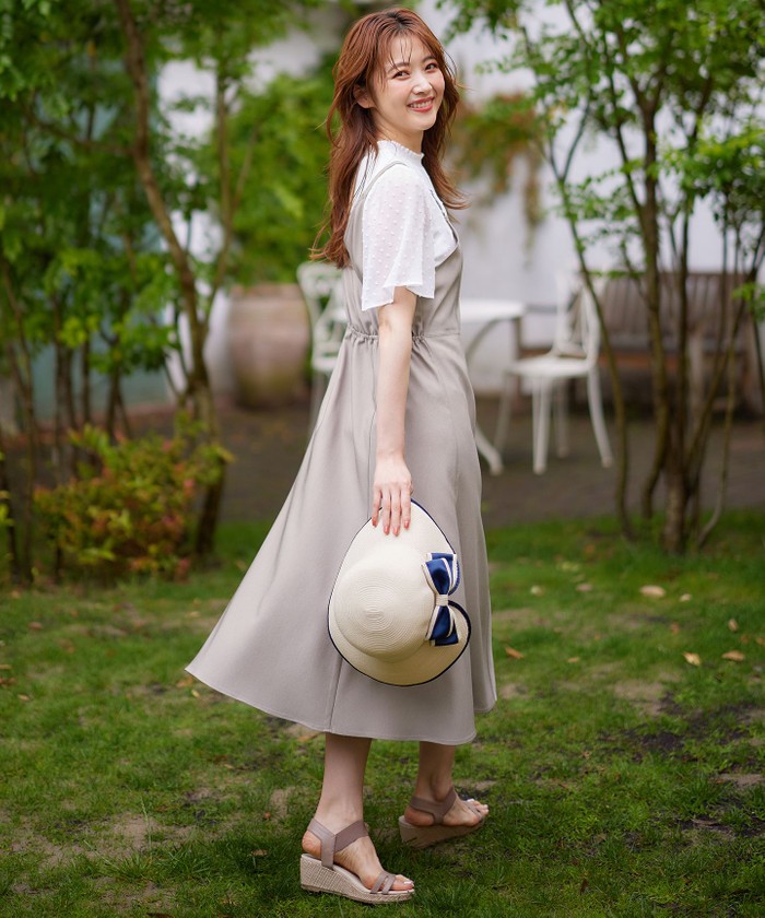 セール】【美人百花6月号掲載】2WAYキャミソール ワンピース