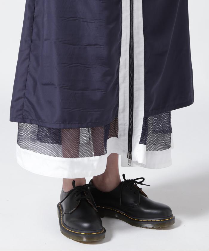Risley(リズレー) 別注リバーシブルメッシュフレアスカート