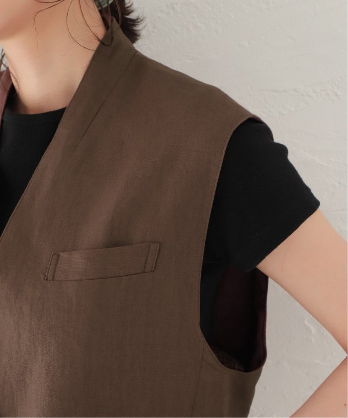 セール 30%OFF】リネンチンツベスト(505301835) | ジャーナル