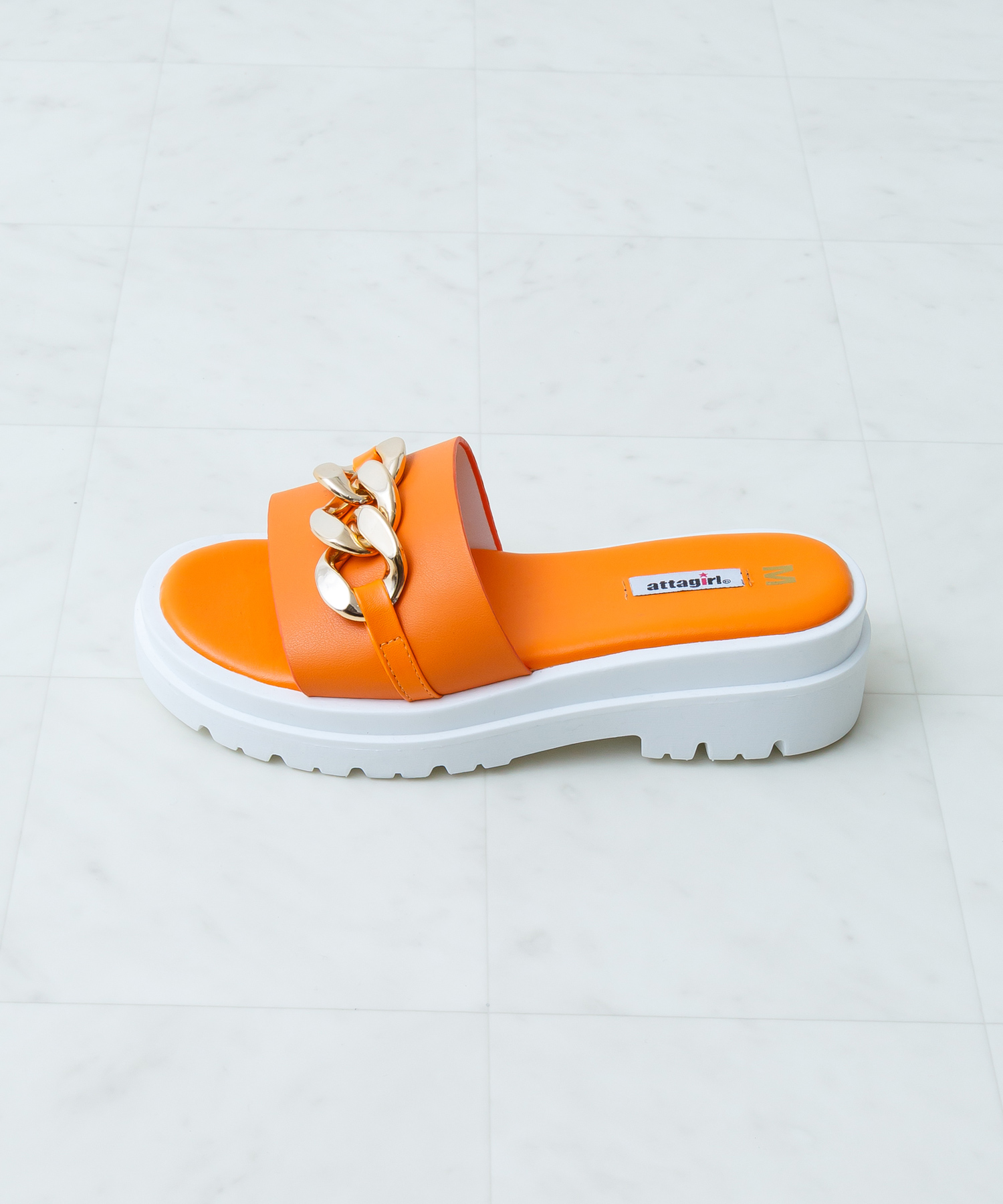 セール29%OFF】アタガール attagirl 厚底チェーンモチーフ
