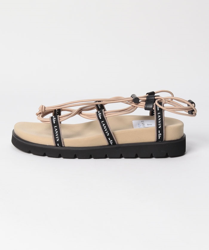 ランバン コレクション LANVIN COLLECTION ラインストーンフット