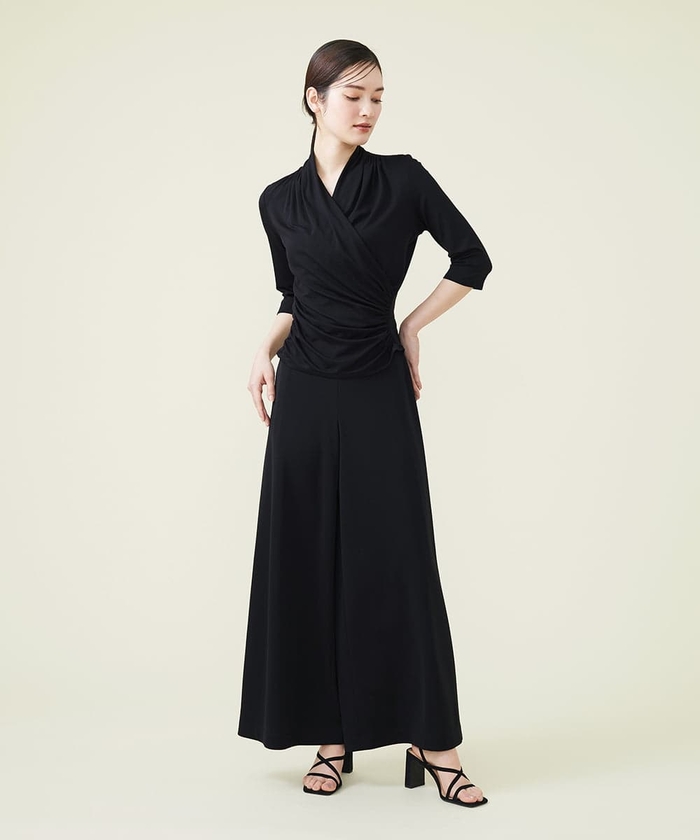 セール 50%OFF】リヨセル天竺カシュクールカットソー(505304168