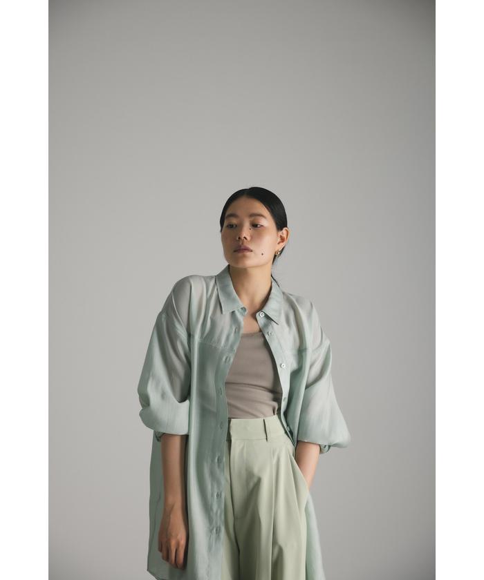 セール 50%OFF】シームデザインシアーシャツ(505304296