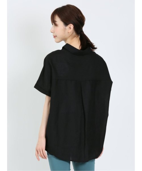 セール】リネン混 半袖シャツチュニック(505304632) d fashion
