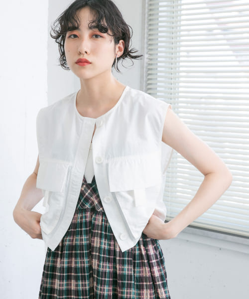 セール 20%OFF】ミリタリーショートベスト(505306428