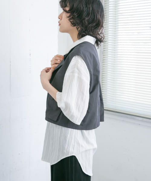セール 20%OFF】ミリタリーショートベスト(505306428