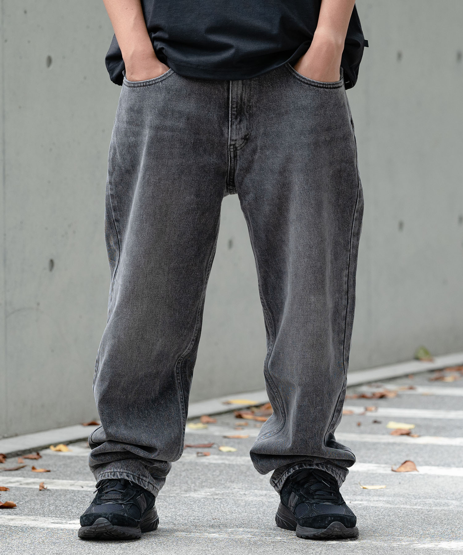 セール】SILVERTAB(TM) ルーズフィット ブラック WORN IN セール】SILVERTAB(TM) ルーズフィット ブラック WORN IN
