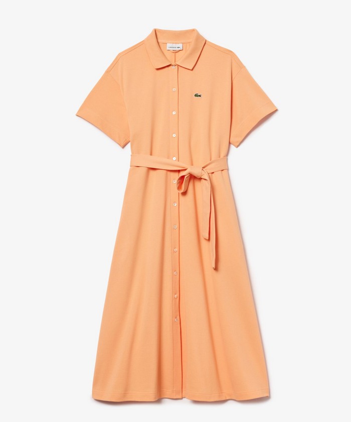 セール 40%OFF】ラコステ LACOSTE 鹿の子地シャツドレス