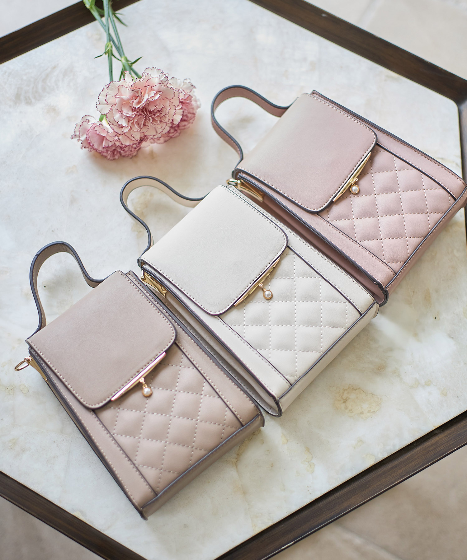【ALDO】スタッズ＆パール〇Sirenax☆バケット型☆2wayバッグ ALDO】スタッズ＆パール〇Sirenax☆バケット型☆2wayバッグ