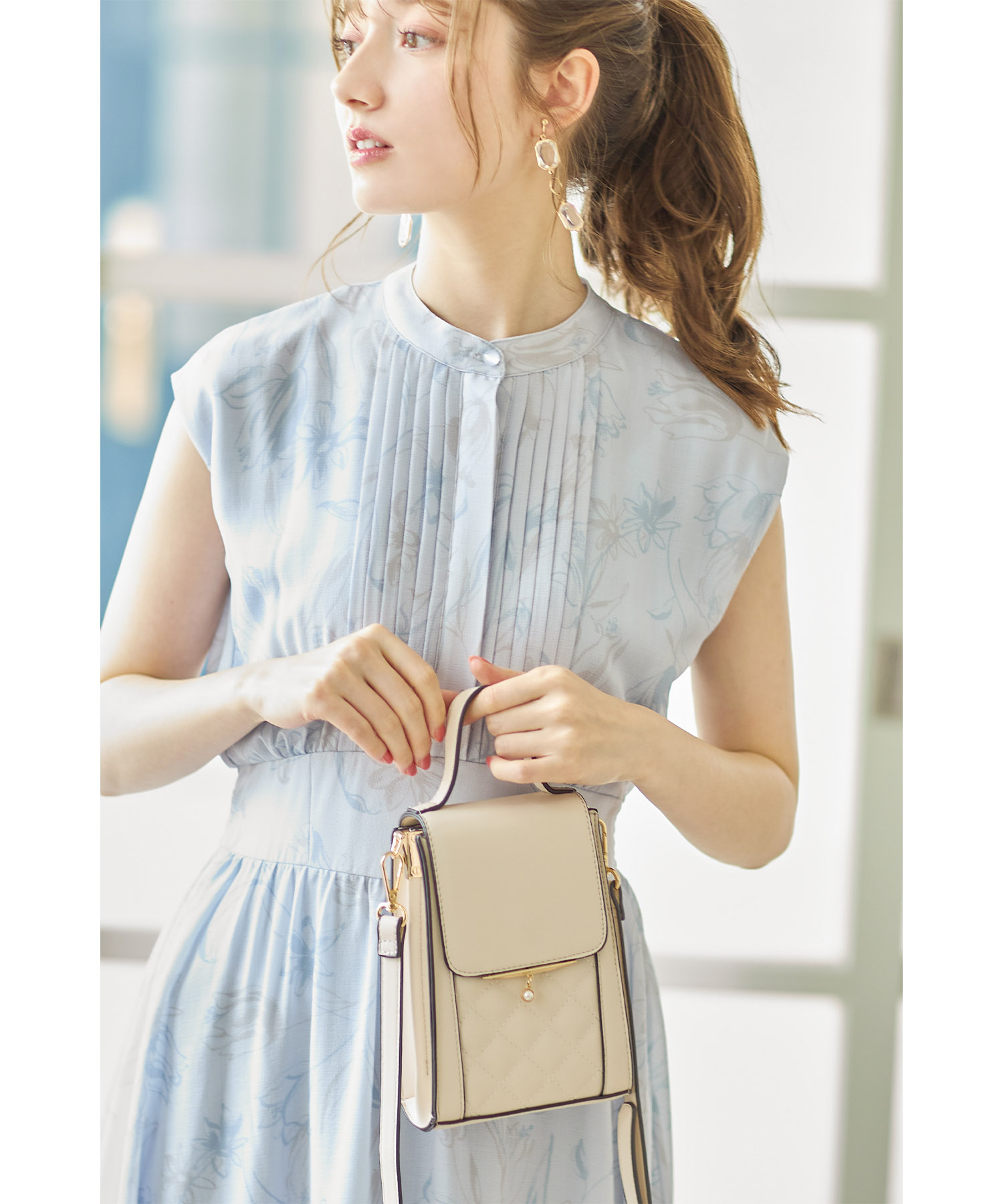 【ALDO】スタッズ＆パール〇Sirenax☆バケット型☆2wayバッグ セール】トッコクローゼット tocco closet 2WAYショルダー付き