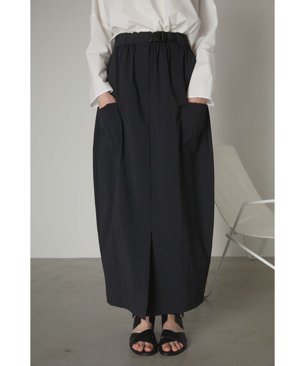 RIRIM.ARK Belt set cocoon skirt 白36 - agedor.ma