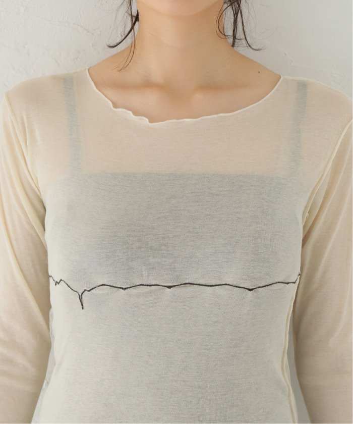 baserange TABBYS STAR LONG SLEEVE トップス Tabbys Star Long Sleeve Tee in Assortment | Organic cotton